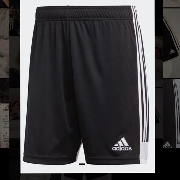 Boys Adidas Aeroready black shorts - size large - Picture 1 of 4